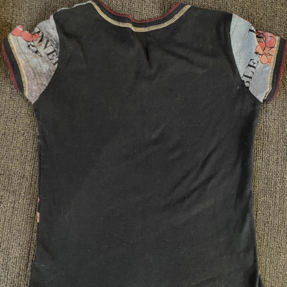 Skinny Minnie "Bonneterie" T-shirt, size medium - Picture 2 of 5